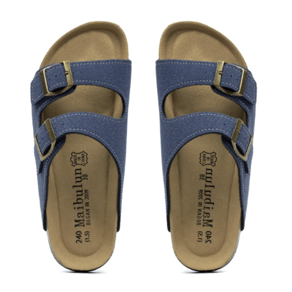 Sandalia Birken Maibulun de ante - Azul 