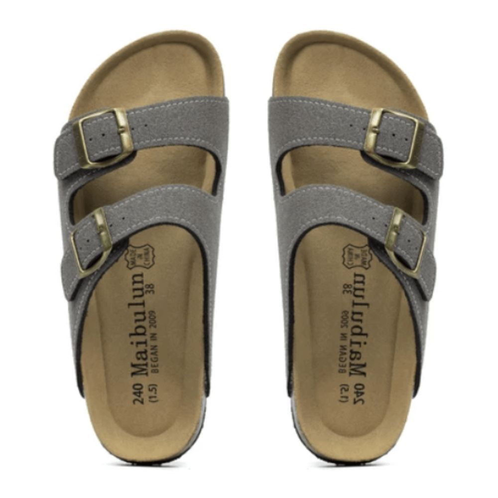 Sandalia Birken Maibulun de ante - Gris