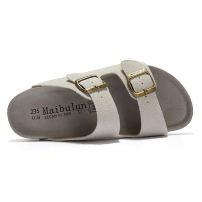 Sandalia Birken Maibulun de ante - Crema 